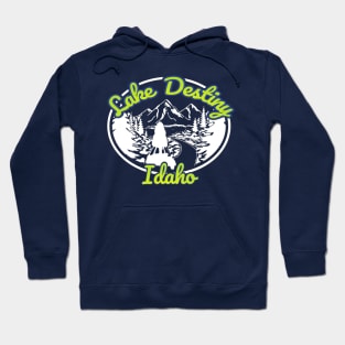 Lake Destiny, Idaho (White) Hoodie